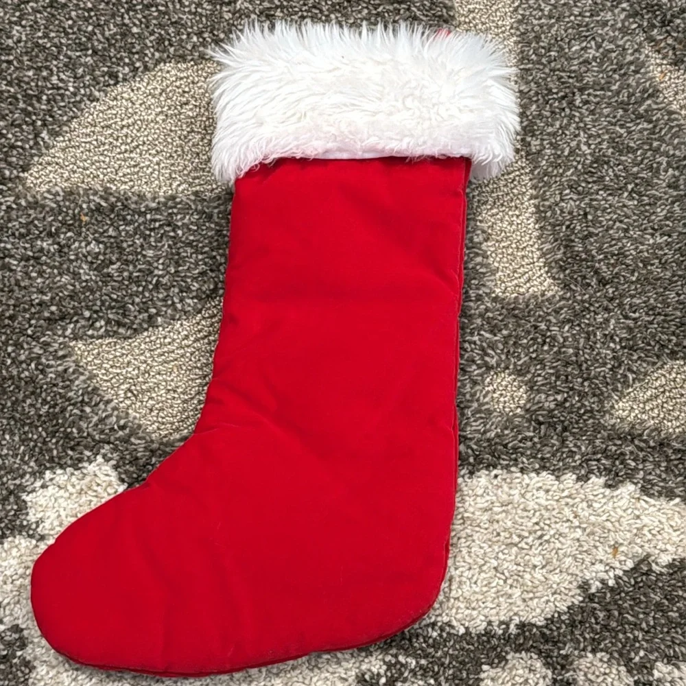 Vintage Target Wondershop Sparkle Snowflake Christmas Stocking 17x10